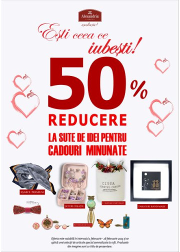 50% REDUCERE la sute de idei pentru cadouri minunate