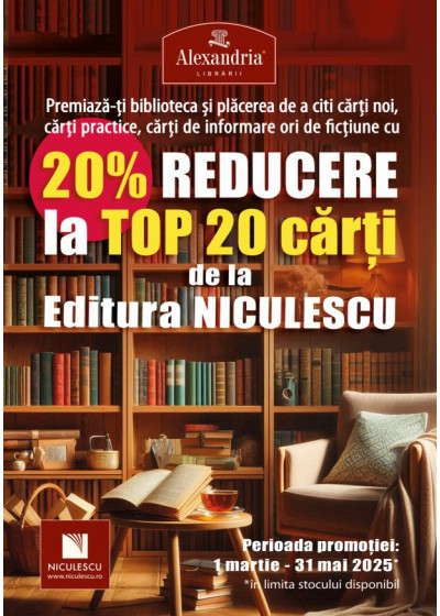 20% reducere la cele mai vandute titluri Niculescu