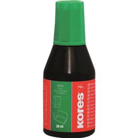 Tuș ștampilă verde 27ml Kores