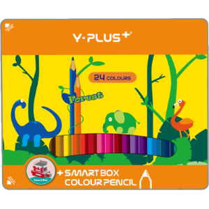 Creioane color Forest in cutie metal - 24 buc - Y-Plus