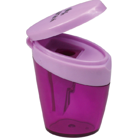 Ascutitoare plastic cu container Faye - Y-plus