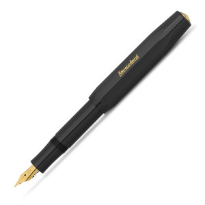 Stilou Kaweco Classic Sport Negru Penita F Aurie