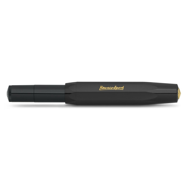 Stilou Kaweco Classic Sport Negru Penita F Aurie