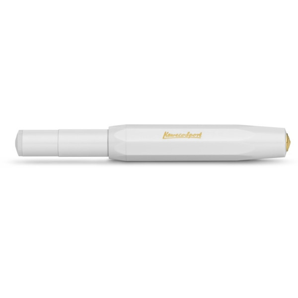 Stilou Kaweco Classic Sport Alb Penita F Aurie