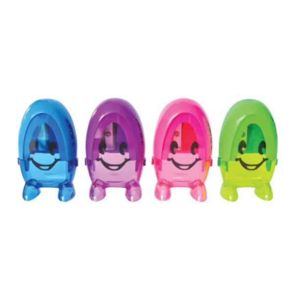 Ascutitoare plastic cu container Pinguin - Y-plus