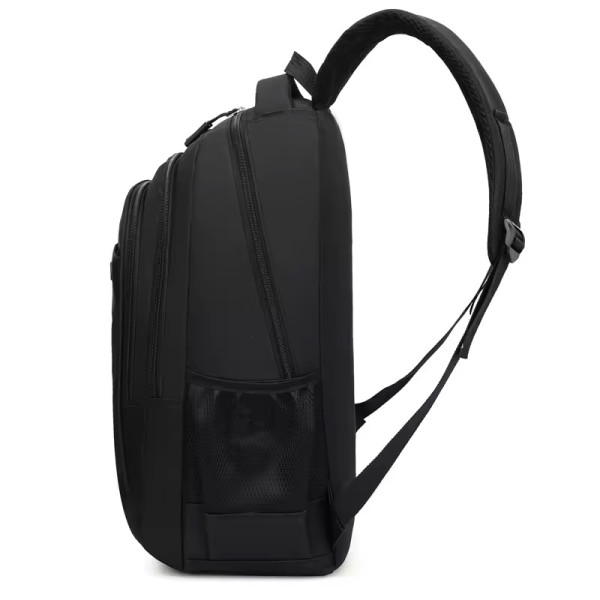 Rucsac laptop Sports Negru, 3 fermoare