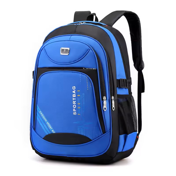 Rucsac laptop Sportbag Blue, 3 fermoare