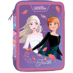 Penar Frozen Elsa si Anna, echipat, 2 fermoare