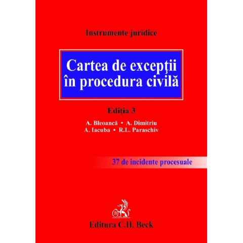 Cartea de excepții în procedura civilă