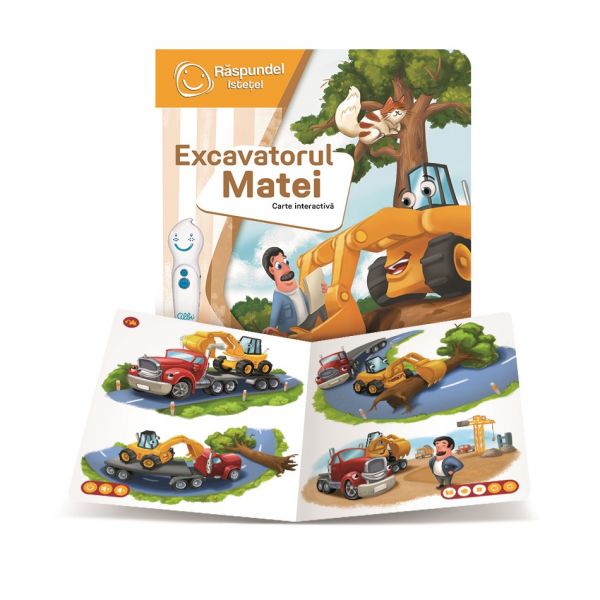 Raspundel Istetel, carte Excavatorul Matei