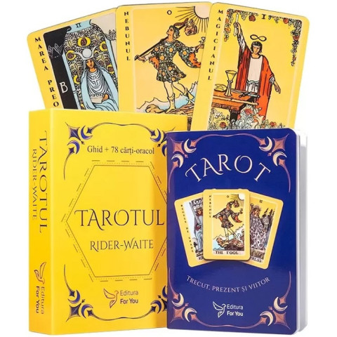 Set Tarot: Carte, cartoline și cutie cu magnet