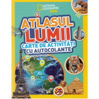 Atlasul lumii. Carte de activități cu autocolante