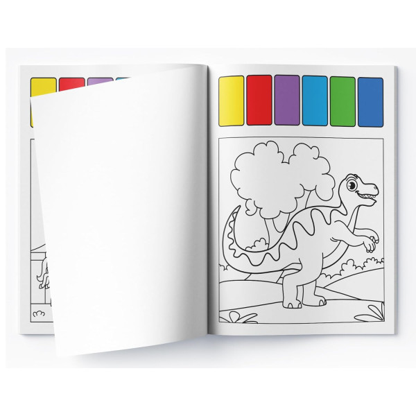 Pick and Paint - Coloring Activity Book For Kids: Dinosaurs