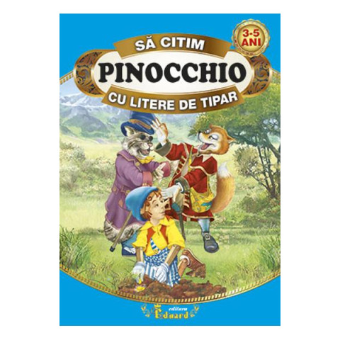 Pinocchio - Să citim cu litere de tipar