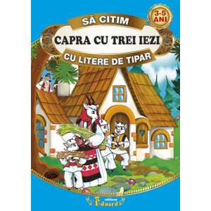 Capra cu trei iezi - Să citim cu litere de tipar