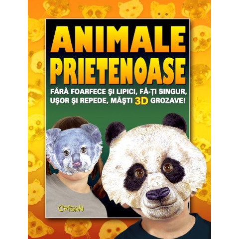 Animale prietenoase (Cartea cu măști)