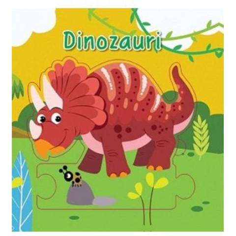 Dinozauri. Carte puzzle