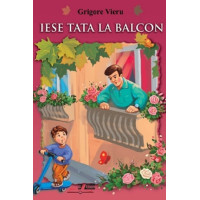 Iese tata la balcon