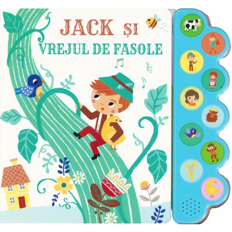 Jack și vrejul de fasole. Carte sonoră cu 10 sunete