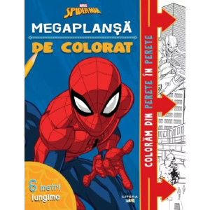 Megaplanșă de colorat. 6 metri. Disney Marvel