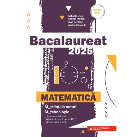 Bacalaureat 2025. Matematică M2: Științele naturii, Tehnologic