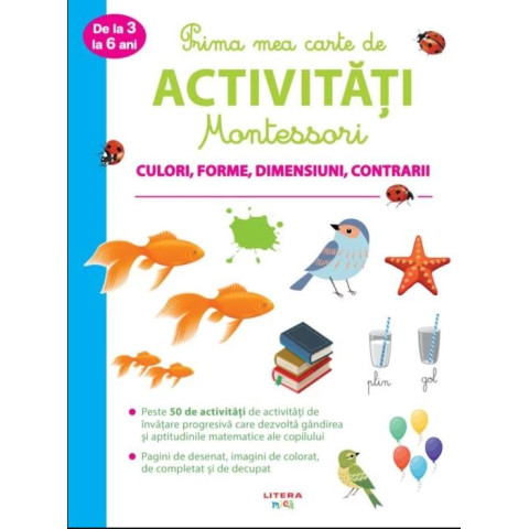 Prima mea carte de activitati Montessori