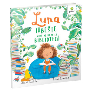 Luna iubește ziua de mers la bibliotecă