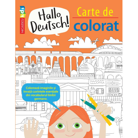 Hallo Deutsch! Carte de colorat