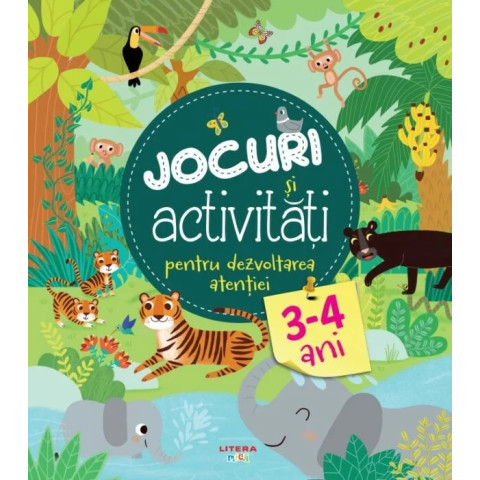 Jocuri si activitati pentru dezvoltarea atentiei (3-4 ani)