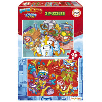 Puzzle Superthings Educa 2x100 piese de la 5 ani