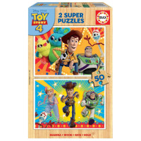 Puzzle Educa din 2 x 50 piese - Toy Story 4