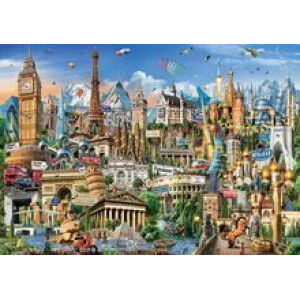 Puzzle Europe Landmarks Educa 2000 piese