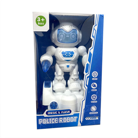 Jucarie Robot Police cu lumini